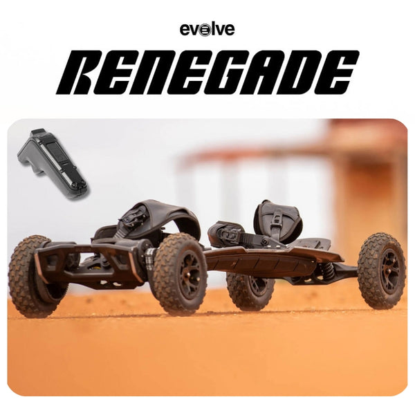Skate ELECTR'ILE DIABLO RENEGADE - Télécommande EDPM (bridée 25 Km/H)